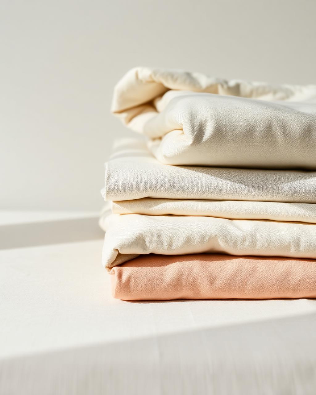 Close-up of brushed sweatshirt cloth and a ribbed cuff